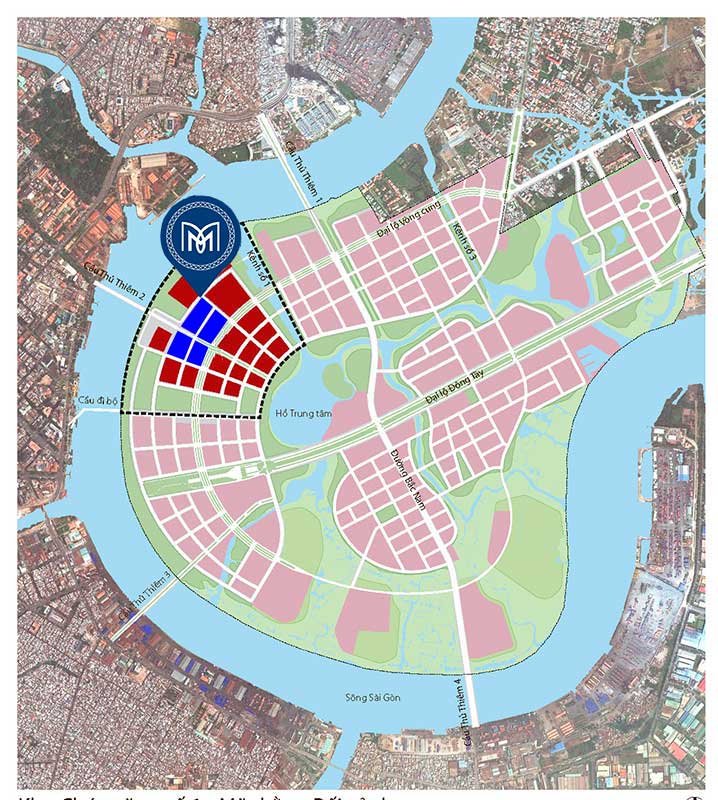 Vị trí dự án Metropole Thủ Thiêm Quận 2