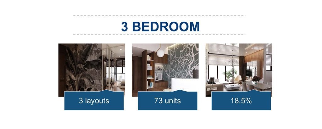 Căn hộ The Metropole Thủ Thiêm 3 phòng ngủ