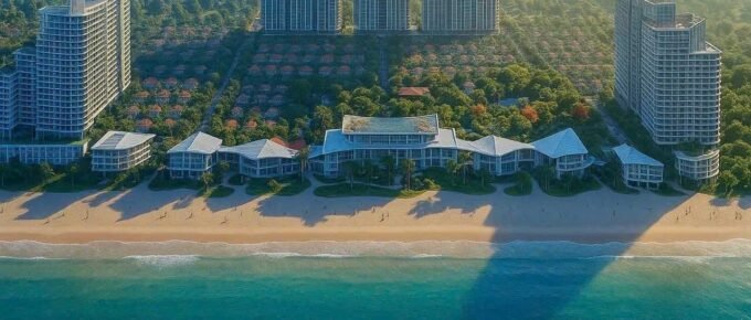 Hình phối cảnh dự án KHu đô thị Blanca City Vũng Tàu