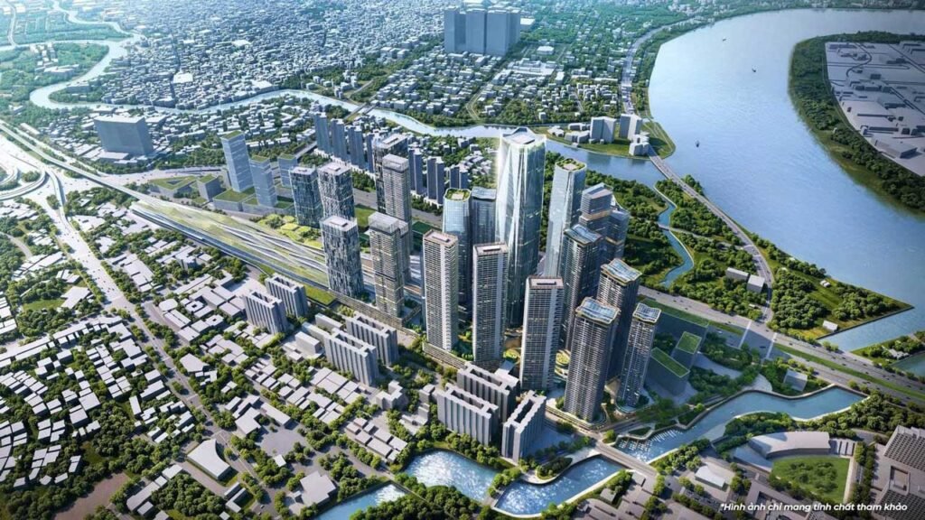 Hình phối cảnh dự án The Megapolis Thủ Thiêm